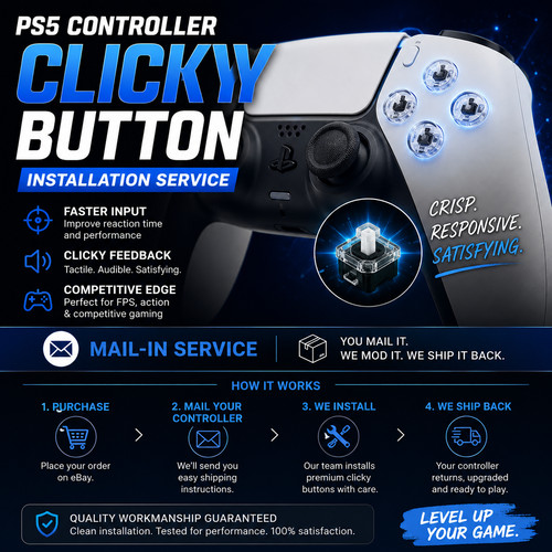 Ps5 controller clicky button - controller,