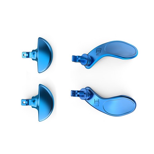 Blue stainless steel - stainless, back